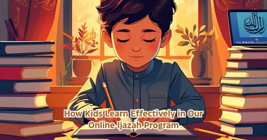 How Kids Learn Effectively in Our Online Ijazah Program