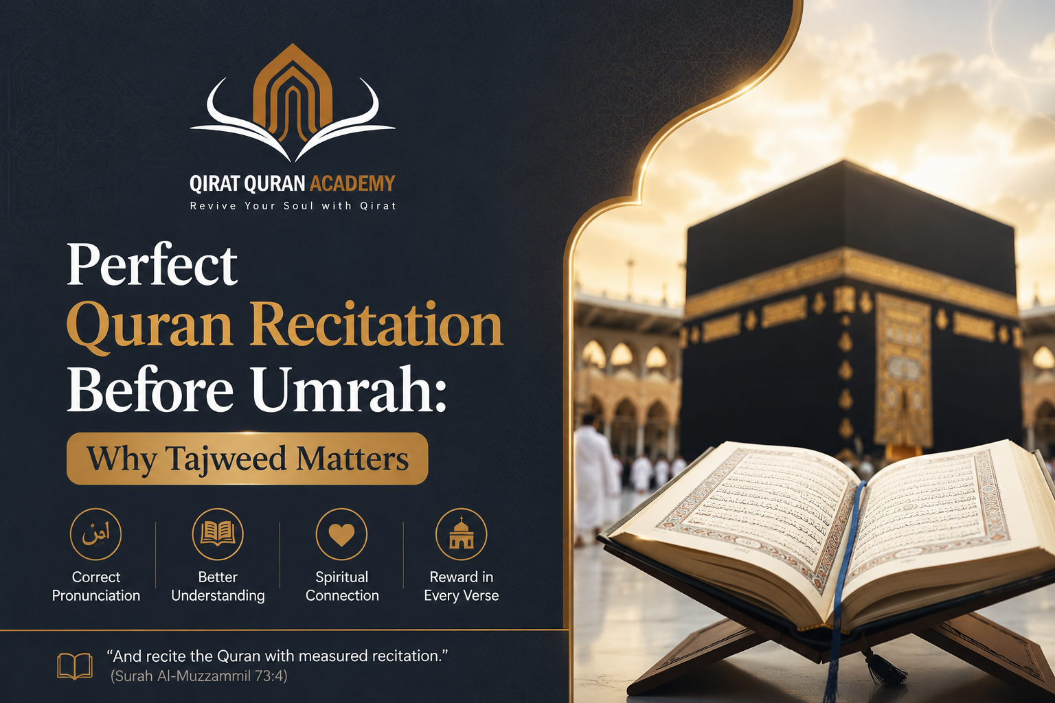 quran recitation tajweed before umrah