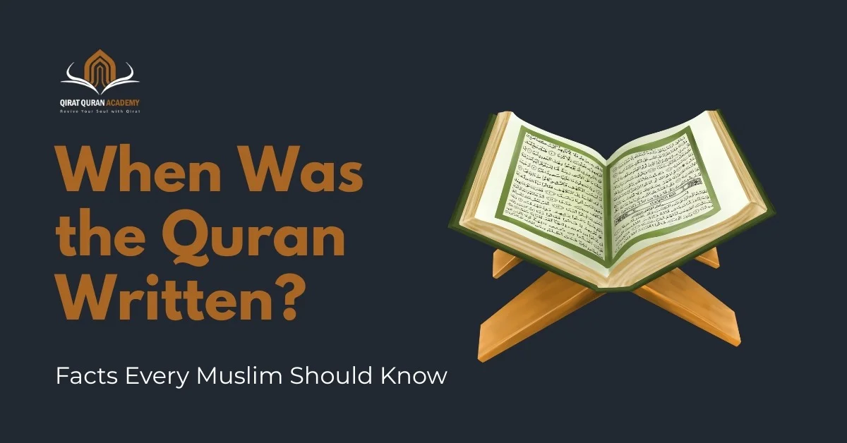 when was the quran written